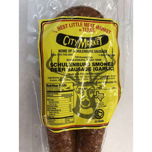 Schulenburg Smoked Deer Sausage (per lb)