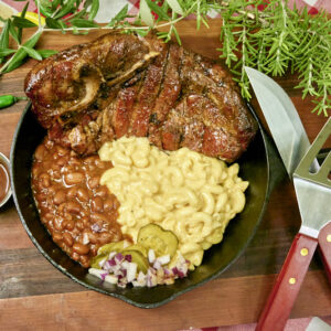 Pork Steak Dinner