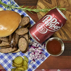 Green Onion Sausage Sandwich
