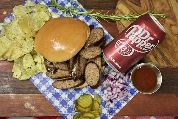 Green Onion Sausage Sandwich