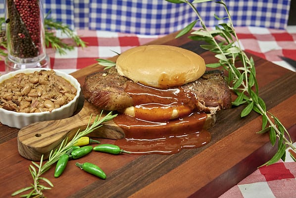 Pork Steak Sandwich