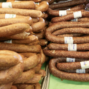 Smoked Pork & Beef Sausage (per lb)